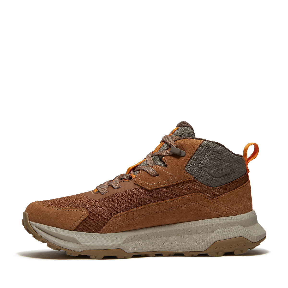 medium brown suede